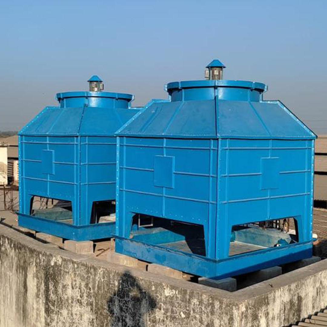 ⁠FRP Induced draft square Cooling tower